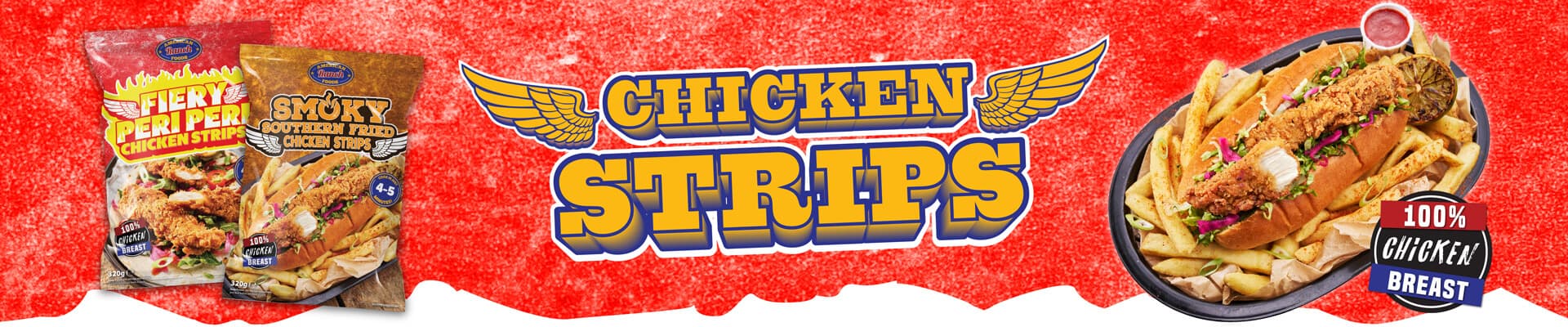 Chicken strips banner